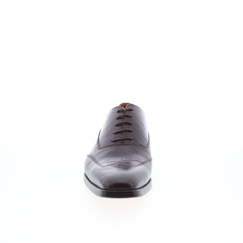 Giano Cocco G323 Mens Brown Oxfords & Lace Ups Wingtip & Brogue Shoes