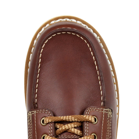 Georgia Wedge Moc Toe GB00358 Mens Brown Wide Leather Work & Safety Boots