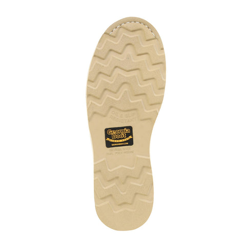 Georgia Wedge Moc Toe GB00358 Mens Brown Wide Leather Work & Safety Boots