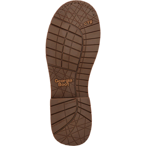 Georgia AMP LT Edge Waterproof GB00464 Mens Brown Wide Leather Work Boots