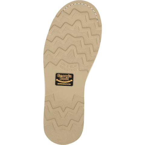 Georgia Wedge Moc Toe GB00480 Mens Brown Leather Lace Up Work & Safety Boots