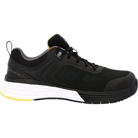 Georgia Durablend Sport Composite Toe Mens Black Athletic Work Shoes