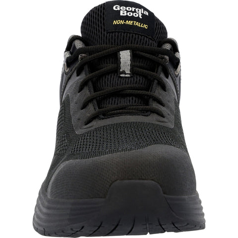 Georgia Durablend Sport Composite Toe Mens Black Athletic Work Shoes