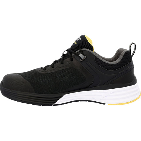 Georgia Durablend Sport Composite Toe Mens Black Athletic Work Shoes