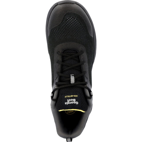 Georgia Durablend Sport Composite Toe Mens Black Athletic Work Shoes