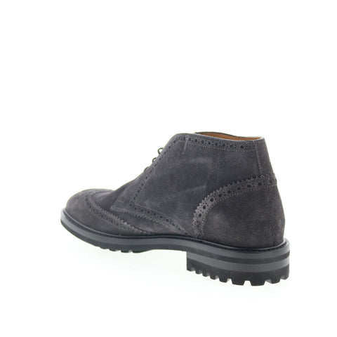 Di Bianco GB312 Mens Gray Suede Lace Up Chukkas Boots