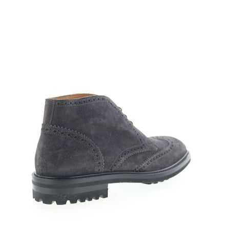 Di Bianco GB312 Mens Gray Suede Lace Up Chukkas Boots