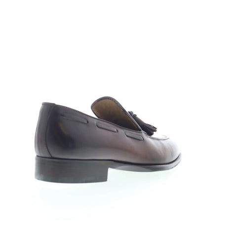 Pastori by Di Bianco GB317 Mens Brown Leather Loafers & Slip Ons Casual Shoes