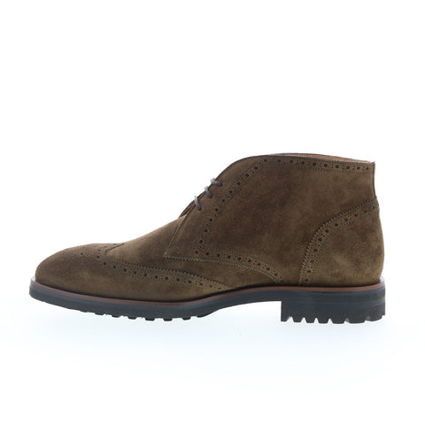Di Bianco GBF316 Mens Brown Suede Lace Up Chukkas Boots