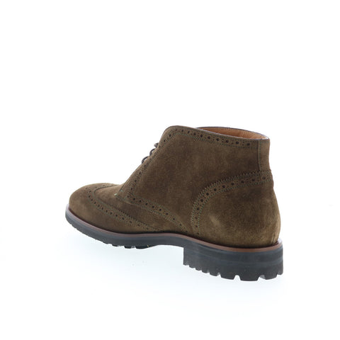Di Bianco GBF316 Mens Brown Suede Lace Up Chukkas Boots