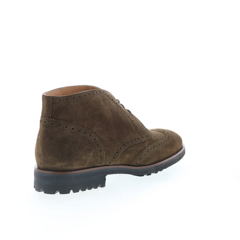 Di Bianco GBF316 Mens Brown Suede Lace Up Chukkas Boots