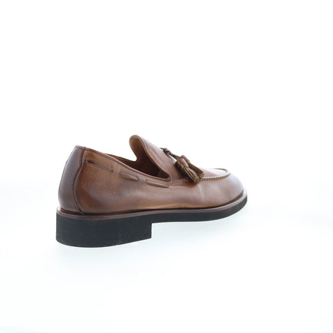 Di Bianco GBF317 Mens Brown Leather Slip On Loafers & Slip Ons Casual Shoes