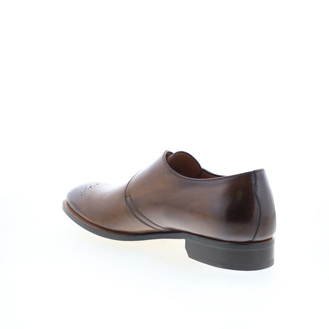 Di Bianco GBF340 Mens Brown Leather Loafers & Slip Ons Casual Shoes