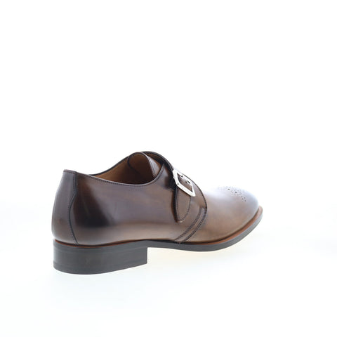Di Bianco GBF340 Mens Brown Leather Loafers & Slip Ons Casual Shoes