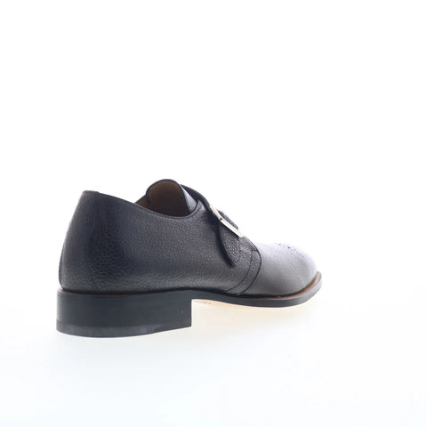 Di Bianco GBF340 Mens Black Leather Loafers & Slip Ons Casual Shoes