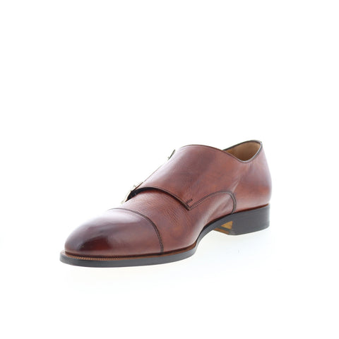 Di Bianco GBF366 Mens Brown Leather Loafers & Slip Ons Casual Shoes