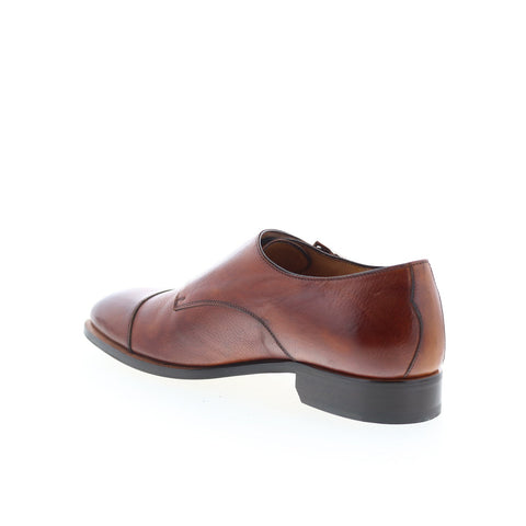 Di Bianco GBF366 Mens Brown Leather Loafers & Slip Ons Casual Shoes