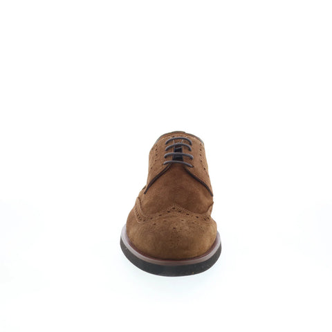 Di Bianco GBF400 Mens Brown Suede Oxfords & Lace Ups Wingtip & Brogue Shoes