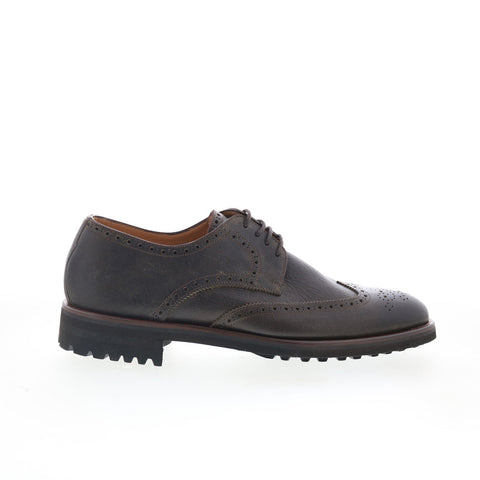 Di Bianco GBF400 Mens Brown Oxfords & Lace Ups Wingtip & Brogue Shoes