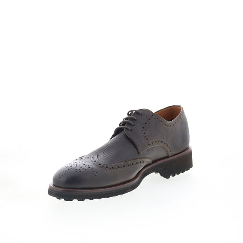 Di Bianco GBF400 Mens Brown Oxfords & Lace Ups Wingtip & Brogue Shoes