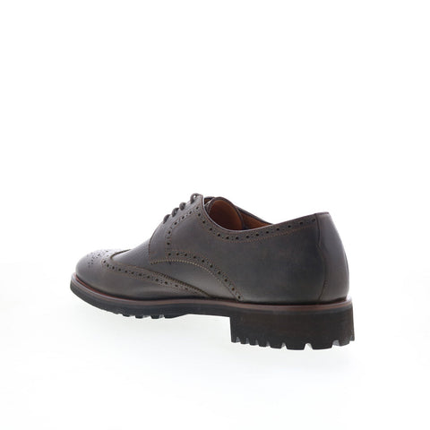 Di Bianco GBF400 Mens Brown Oxfords & Lace Ups Wingtip & Brogue Shoes