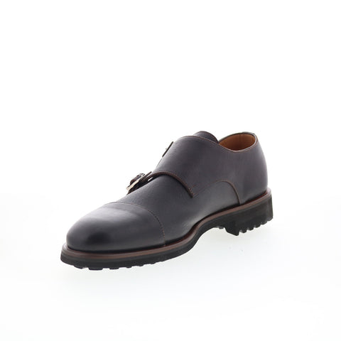 Di Bianco GBF406 Mens Brown Leather Loafers & Slip Ons Casual Shoes