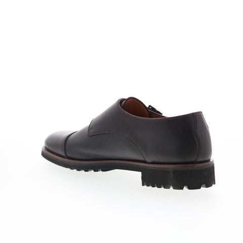 Di Bianco GBF406 Mens Brown Leather Loafers & Slip Ons Casual Shoes