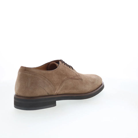 Di Bianco Gorian GBF415 Mens Brown Suede Oxfords & Lace Ups Plain Toe Shoes