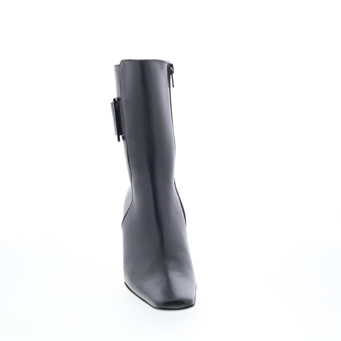 Gian Franco Ferrer Vitello GF441 Womens Black Leather Ankle & Booties Boots
