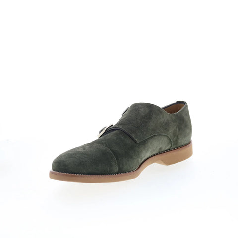 Pastori by Di Bianco Galerius Mens Brown Suede Loafers & Slip Ons Casual Shoes