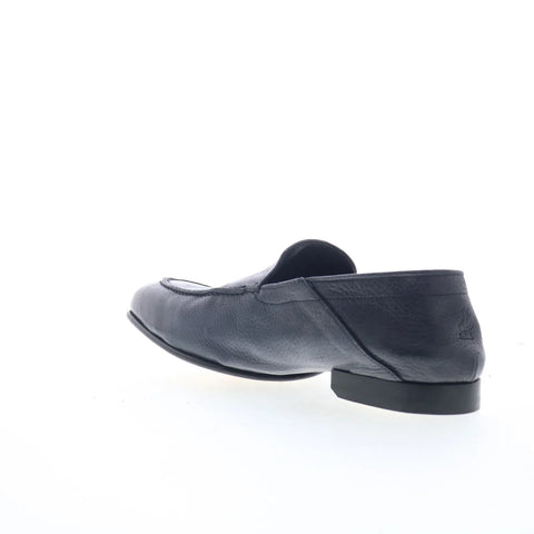 Di Bianco Gallipoli Mens Gray Leather Loafers & Slip Ons Casual Shoes