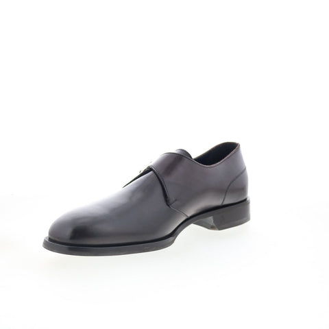 Di Bianco Garibaldi Mens Black Leather Loafers & Slip Ons Casual Shoes