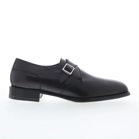 Di Bianco Garibaldi Mens Black Leather Loafers & Slip Ons Casual Shoes