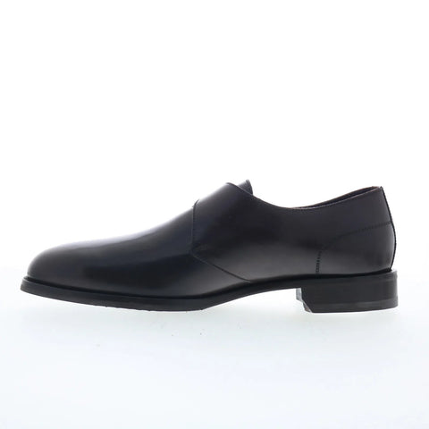 Di Bianco Garibaldi Mens Black Leather Loafers & Slip Ons Casual Shoes