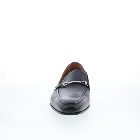 Pastori by Di Bianco Geta Mens Black Leather Loafers & Slip Ons Casual Shoes