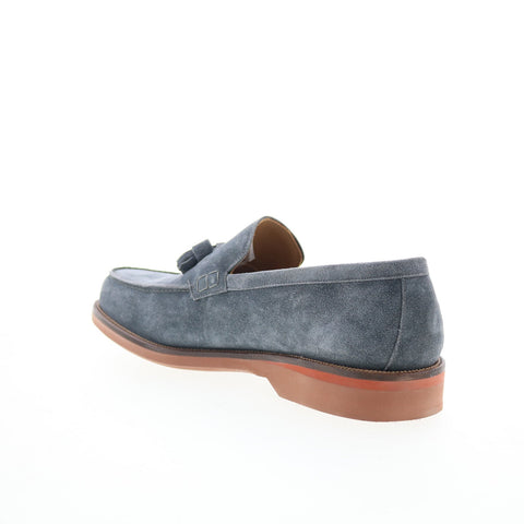Pastori by Di Bianco Gordian Mens Gray Suede Loafers & Slip Ons Casual Shoes