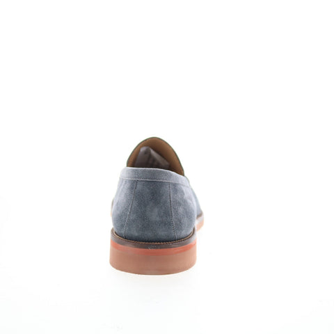 Pastori by Di Bianco Gordian Mens Gray Suede Loafers & Slip Ons Casual Shoes