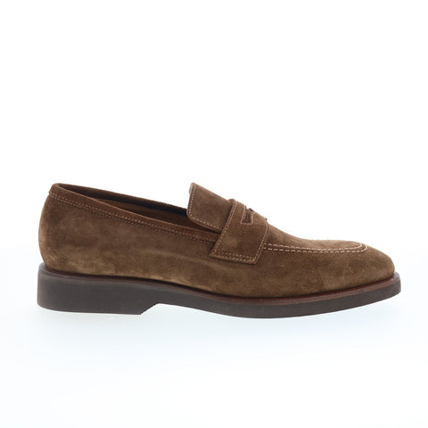 Pastori by Di Bianco Gordian Mens Brown Loafers & Slip Ons Penny Shoes