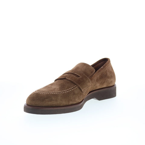 Pastori by Di Bianco Gordian Mens Brown Loafers & Slip Ons Penny Shoes