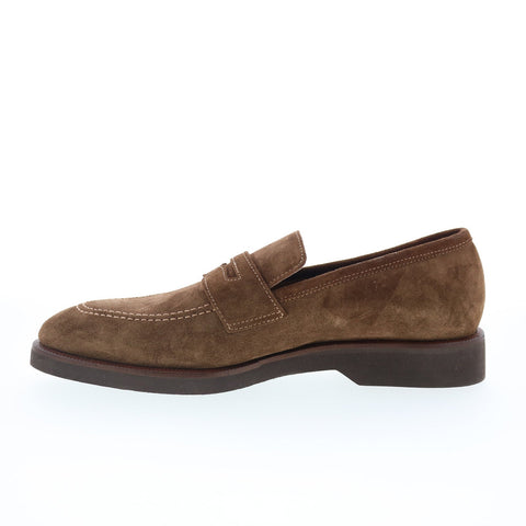 Pastori by Di Bianco Gordian Mens Brown Loafers & Slip Ons Penny Shoes