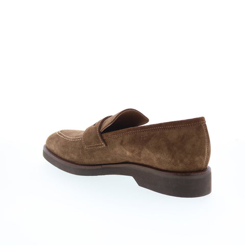 Pastori by Di Bianco Gordian Mens Brown Loafers & Slip Ons Penny Shoes