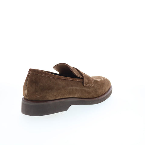 Pastori by Di Bianco Gordian Mens Brown Loafers & Slip Ons Penny Shoes