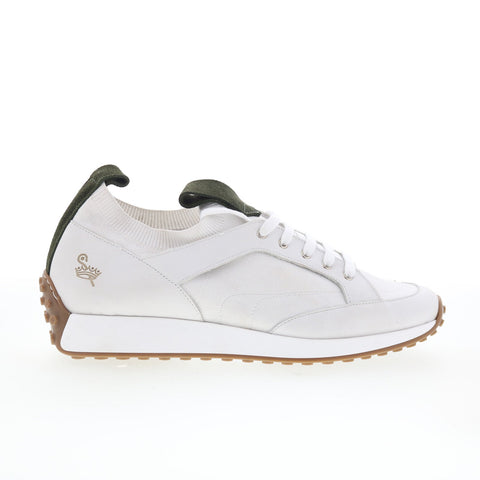 Pastori by Di Bianco Gratain Mens White Leather Lifestyle Sneakers Shoes