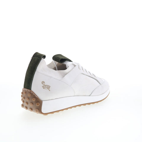 Pastori by Di Bianco Gratain Mens White Leather Lifestyle Sneakers Shoes