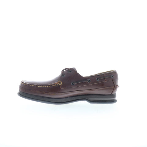 Hitchcock Canoe Boat H2608 Mens Brown Extra Extra Wide 5E Loafers Boat Shoes