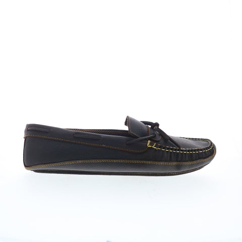 Hitchcock Soft Sole Moc Mens Brown Extra Extra Wide 6E Loafers Moccasin Shoes