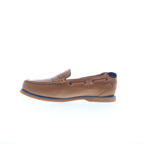 Hitchcock Boat Sole Loafer Mens Brown Extra Extra Wide 8E Loafers Penny Shoes