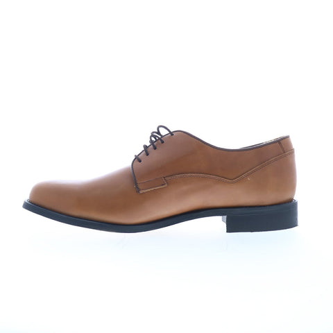 Hitchcock Leather Sole Mens Brown Extra Wide 3E Oxfords Plain Toe Shoes