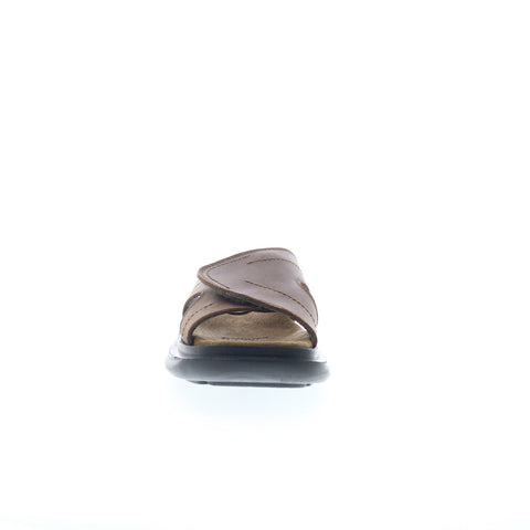 Hitchcock Slide Sandal H56-41-3 Mens Brown Extra Wide 3E Slides Sandals Shoes