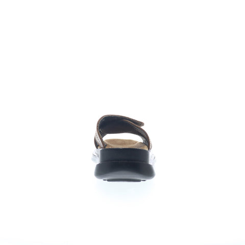 Hitchcock Slide Sandal H56-41-3 Mens Brown Extra Wide 3E Slides Sandals Shoes